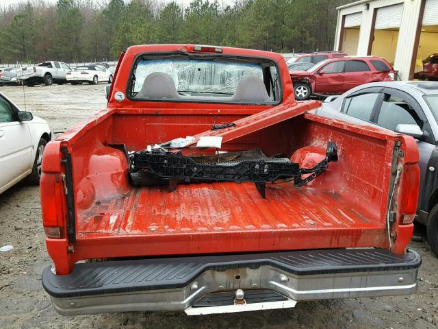 1FTEF15N0SLC12381 - 1995 FORD F150 RED photo 6