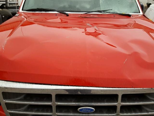 1FTEF15N0SLC12381 - 1995 FORD F150 RED photo 7