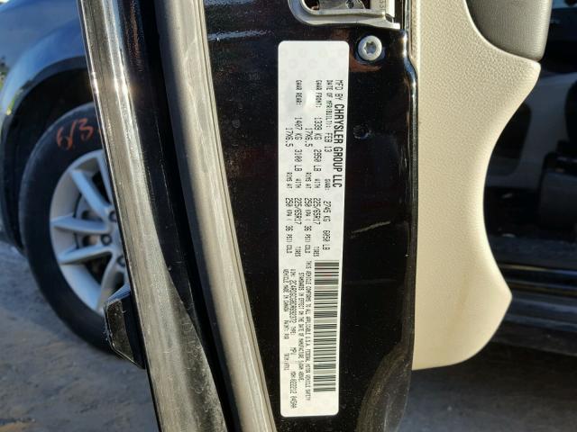 2C4RDGCG8DR692372 - 2013 DODGE GRAND CARA BLACK photo 10