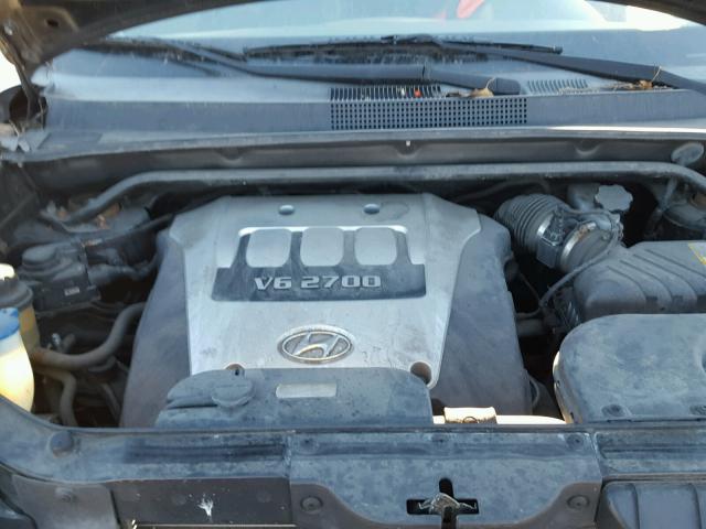 KM8JN72D26U307746 - 2006 HYUNDAI TUCSON GLS BLACK photo 7