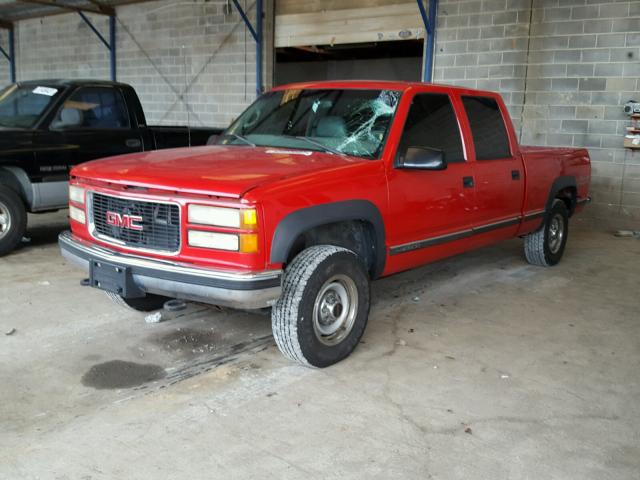 1GTGK23J7XF052242 - 1999 GMC SIERRA K25 RED photo 2