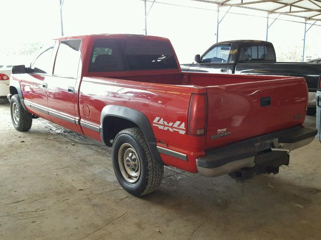 1GTGK23J7XF052242 - 1999 GMC SIERRA K25 RED photo 3