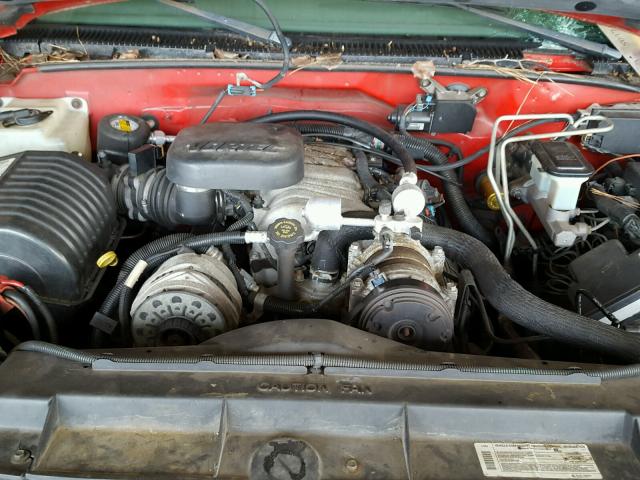 1GTGK23J7XF052242 - 1999 GMC SIERRA K25 RED photo 7