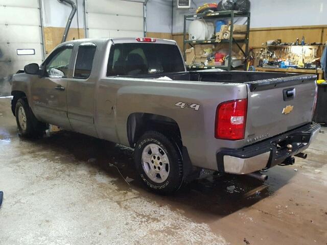 1GCEK19C17Z557931 - 2007 CHEVROLET SILVERADO GRAY photo 3