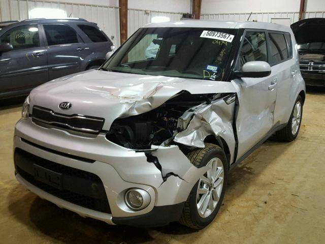 KNDJP3A58H7420474 - 2017 KIA SOUL + SILVER photo 2