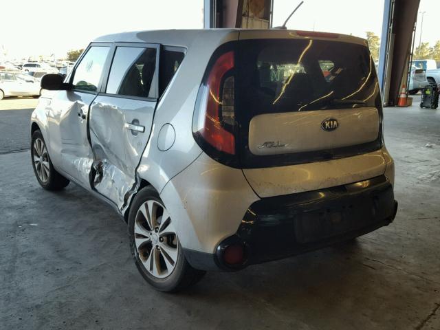 KNDJP3A50G7863183 - 2016 KIA SOUL + SILVER photo 3