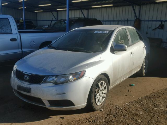 KNAFU4A23A5062032 - 2010 KIA FORTE EX GRAY photo 2