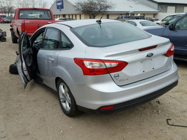 1FADP3F2XEL160311 - 2014 FORD FOCUS SE GRAY photo 3