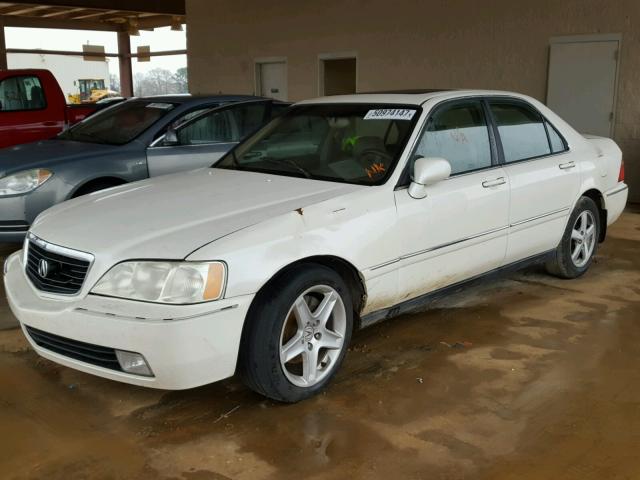 JH4KA9650XC012069 - 1999 ACURA 3.5RL WHITE photo 2