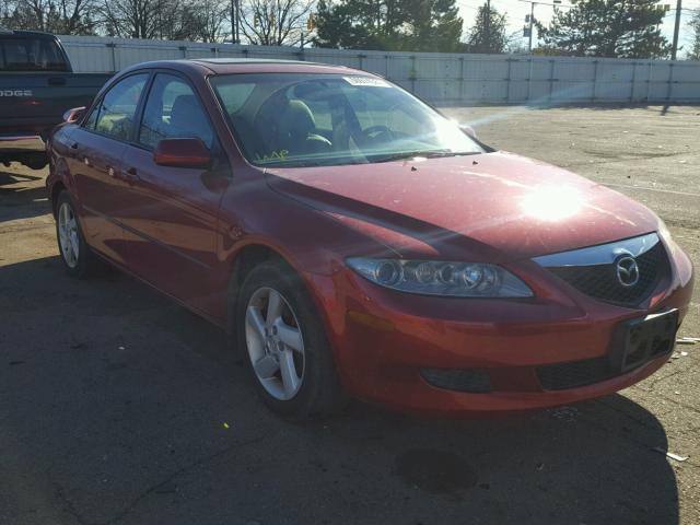 1YVFP80D635M12142 - 2003 MAZDA 6 S RED photo 1