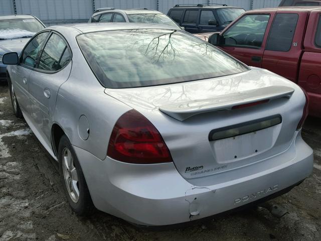 2G2WP522751217272 - 2005 PONTIAC GRAND PRIX SILVER photo 3