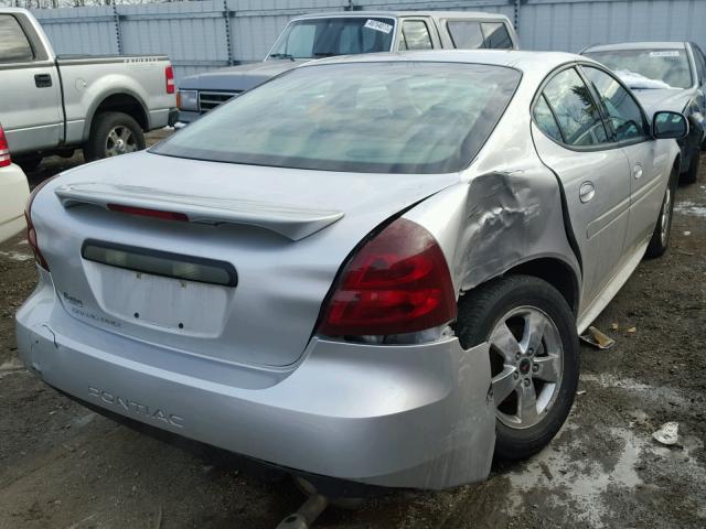 2G2WP522751217272 - 2005 PONTIAC GRAND PRIX SILVER photo 4