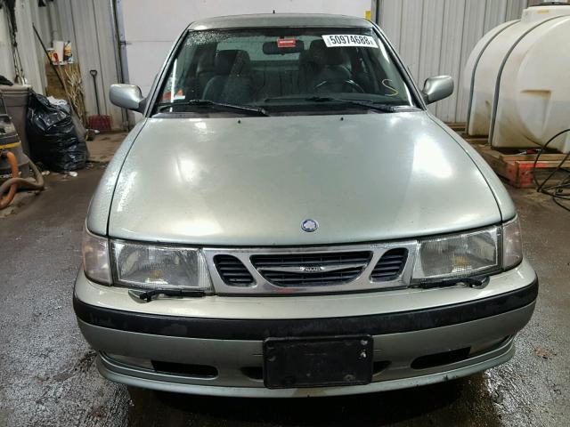 YS3DF58K922000324 - 2002 SAAB 9-3 SE GREEN photo 9