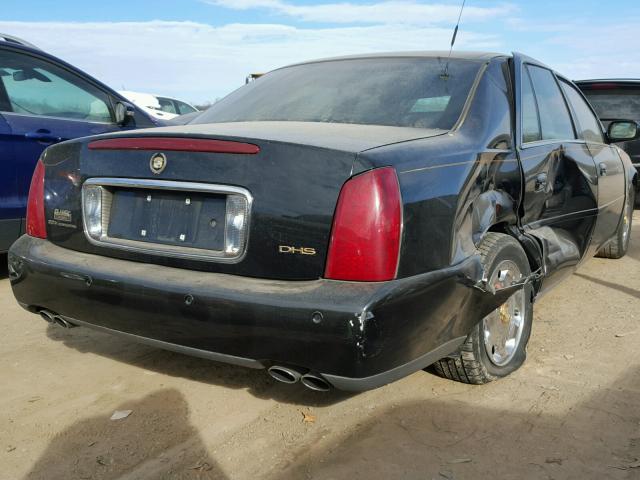 1G6KE57Y41U255797 - 2001 CADILLAC DEVILLE DH BLACK photo 4