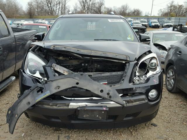 1GKER23718J138866 - 2008 GMC ACADIA SLT შავი ფოტო 9