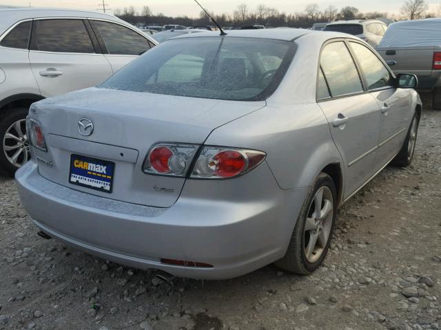 1YVHP80D465M37201 - 2006 MAZDA 6 S GRAY photo 4