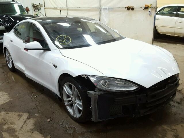 5YJSA1CPXDFP26198 - 2013 TESLA MODEL S WHITE photo 1