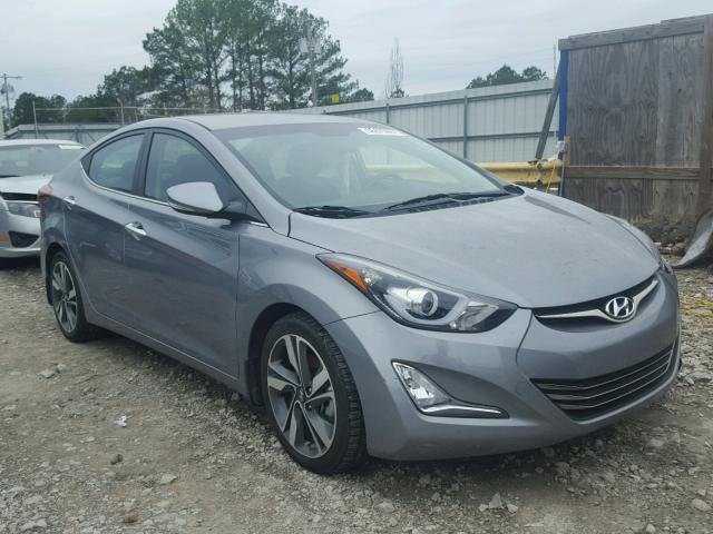 KMHDH4AE8FU328047 - 2015 HYUNDAI ELANTRA SE SILVER photo 1