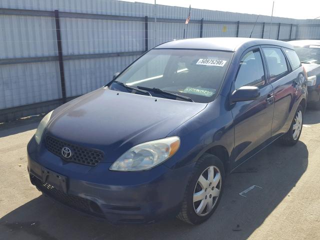 2T1KR32E54C230671 - 2004 TOYOTA MATRIX BLUE photo 2