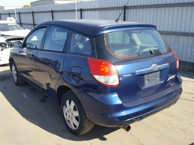 2T1KR32E54C230671 - 2004 TOYOTA MATRIX BLUE photo 3