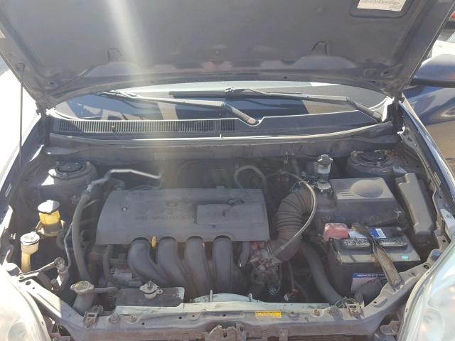 2T1KR32E54C230671 - 2004 TOYOTA MATRIX BLUE photo 7