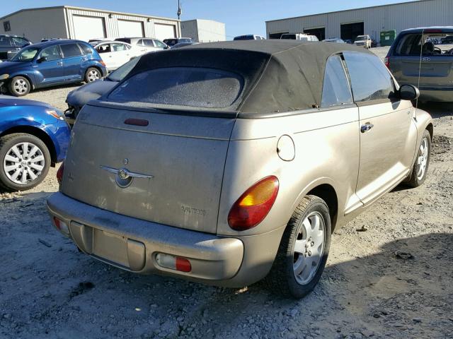 3C3EY55E85T338874 - 2005 CHRYSLER PT CRUISER GOLD photo 4