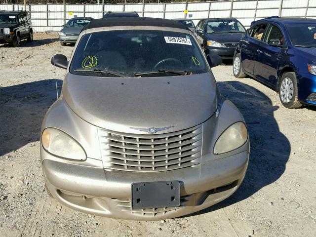 3C3EY55E85T338874 - 2005 CHRYSLER PT CRUISER GOLD photo 9