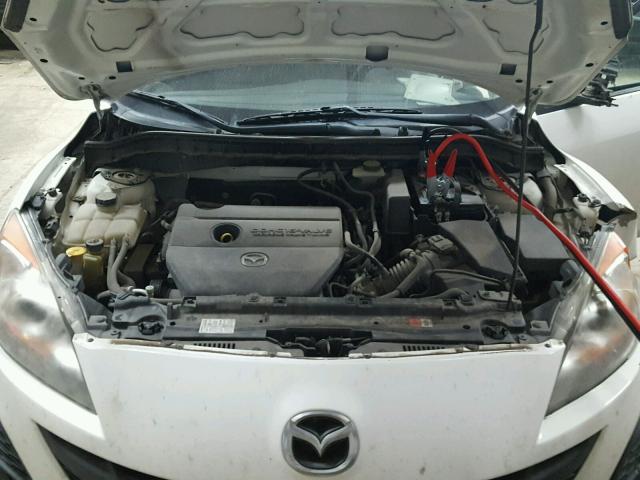 JM1BL1UF5B1489982 - 2011 MAZDA 3 I WHITE photo 7