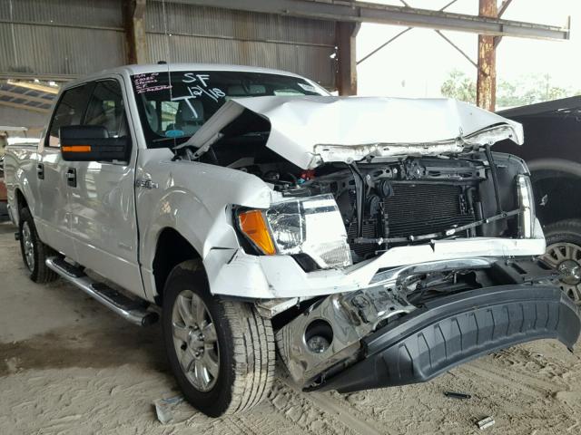 1FTFW1CT3DFA77887 - 2013 FORD F150 SUPER WHITE photo 1