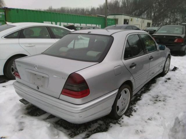 WDBHA33G1XF803318 - 1999 MERCEDES-BENZ C 43 SILVER photo 4