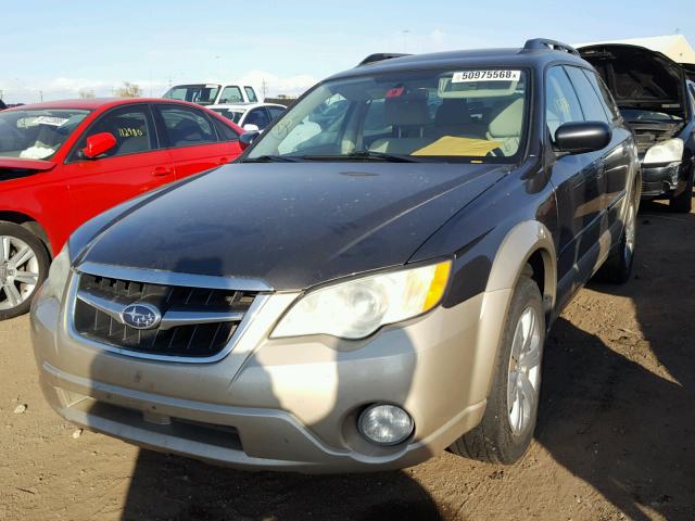 4S4BP60C686311311 - 2008 SUBARU OUTBACK BROWN photo 2