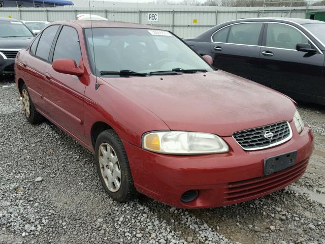 3N1CB51D1YL318118 - 2000 NISSAN SENTRA BAS RED photo 1