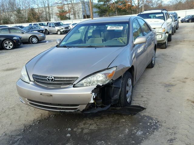 4T1BE32K32U036850 - 2002 TOYOTA CAMRY LE BROWN photo 2