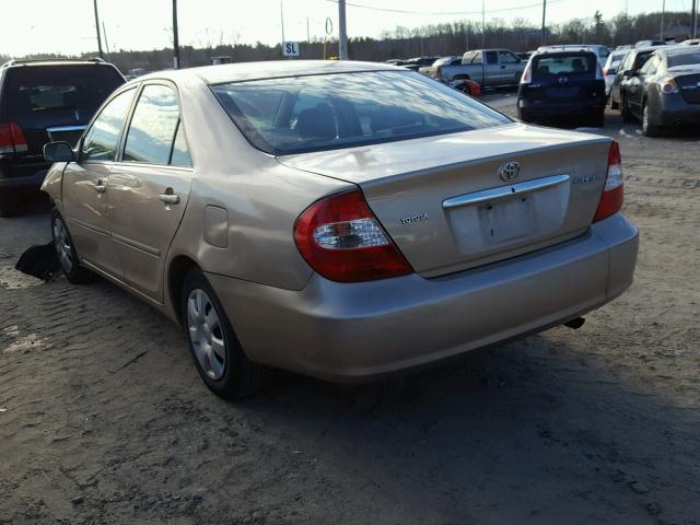 4T1BE32K32U036850 - 2002 TOYOTA CAMRY LE ყავისფერი ფოტო 3