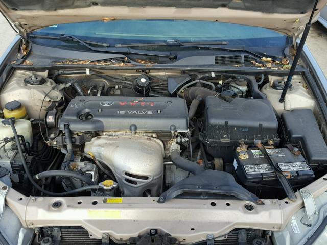 4T1BE32K32U036850 - 2002 TOYOTA CAMRY LE ყავისფერი ფოტო 7