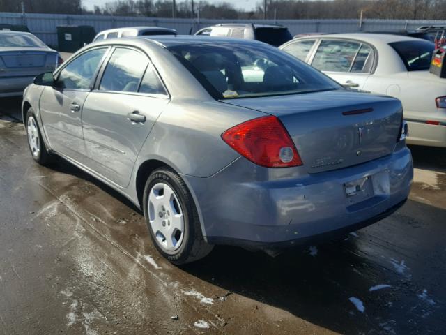 1G2ZF58B474191230 - 2007 PONTIAC G6 VALUE L BLUE photo 3