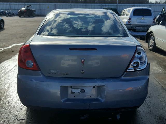 1G2ZF58B474191230 - 2007 PONTIAC G6 VALUE L BLUE photo 9