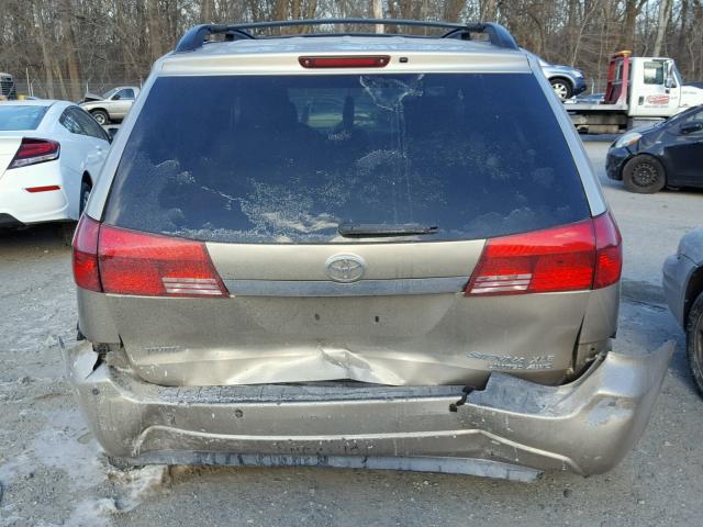 5TDBA22C04S024164 - 2004 TOYOTA SIENNA XLE GOLD photo 6