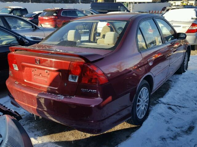 2HGES26715H609098 - 2005 HONDA CIVIC EX 橙色 照片 4