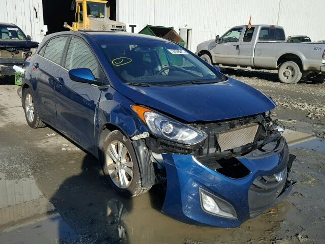 KMHD35LE5DU136888 - 2013 HYUNDAI ELANTRA GT BLUE photo 1