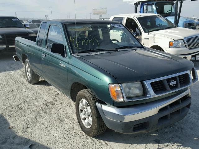 1N6DD26S6YC341145 - 2000 NISSAN FRONTIER K GREEN photo 1