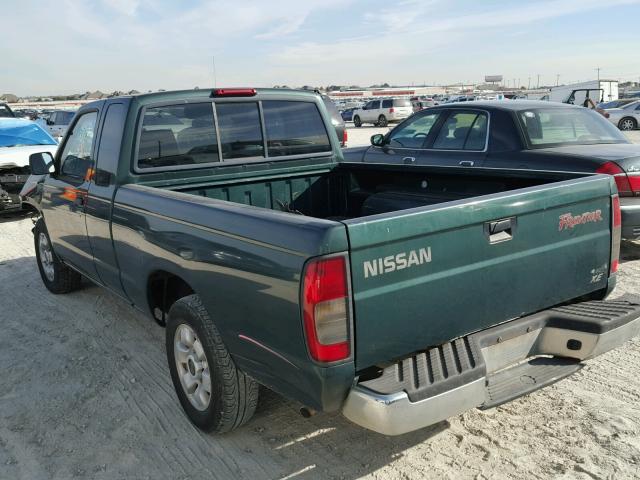 1N6DD26S6YC341145 - 2000 NISSAN FRONTIER K GREEN photo 3