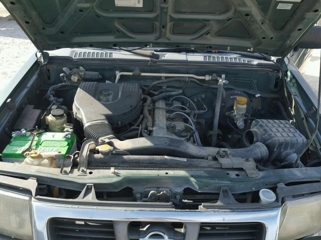 1N6DD26S6YC341145 - 2000 NISSAN FRONTIER K GREEN photo 7