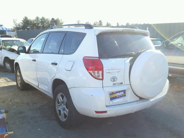 JTMZD33V666013930 - 2006 TOYOTA RAV4 WHITE photo 3