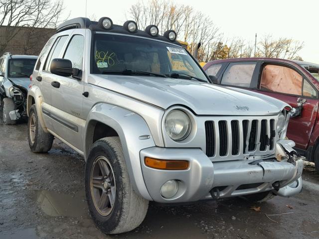 1J4GL38KX4W109964 - 2004 JEEP LIBERTY RE SILVER photo 1