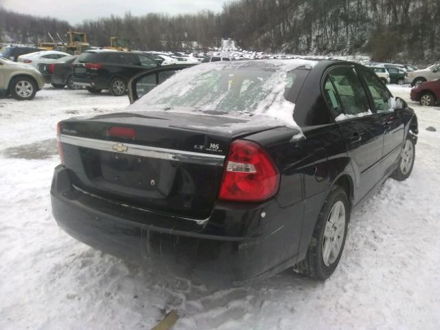 1G1ZT58F17F295873 - 2007 CHEVROLET MALIBU LT BLACK photo 4