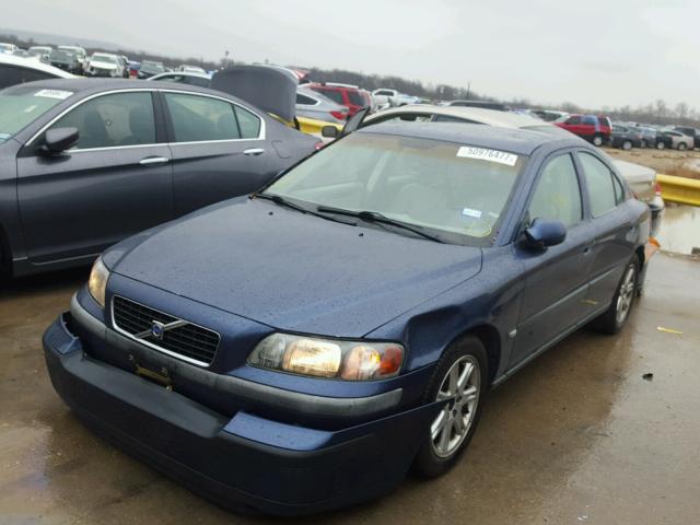 YV1RS58D122112216 - 2002 VOLVO S60 2.4T BLUE photo 2