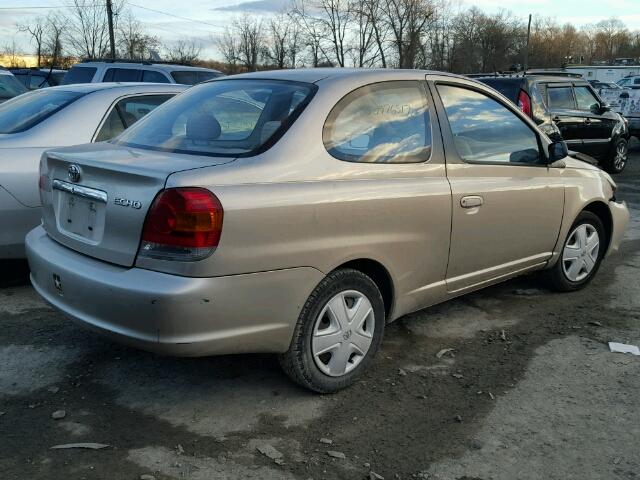 JTDAT123850364098 - 2005 TOYOTA ECHO GOLD photo 4