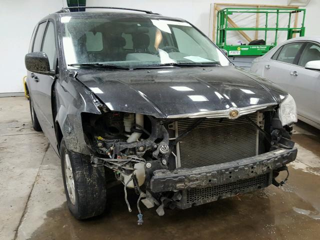 2A8HR54P38R782513 - 2008 CHRYSLER TOWN & COU BLACK photo 1