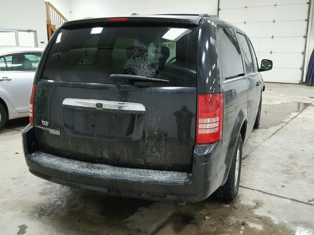 2A8HR54P38R782513 - 2008 CHRYSLER TOWN & COU BLACK photo 4